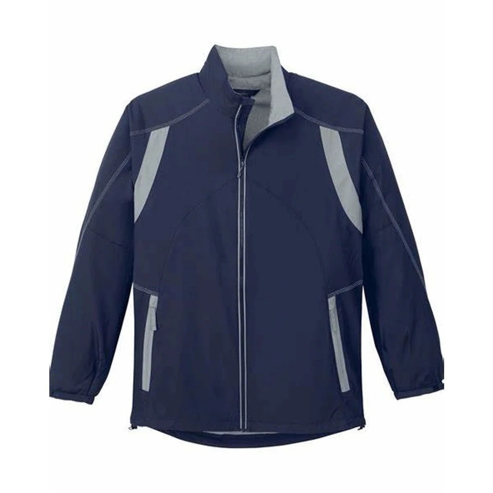 NWT Men's North End Endurance Lightweight Windbreaker Jacket Navy Gray Large